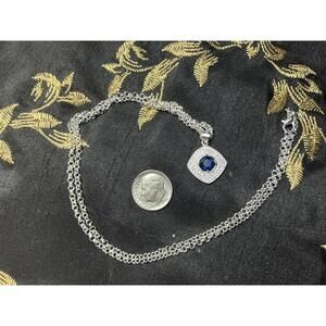 X Blue Necklace